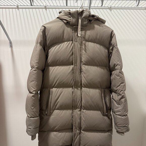 Aritzia The Super Puff Mid - Modern Taupe - Size XS - Picture 2 of 16